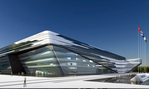 西安国际港务区综合大楼铝单板工程